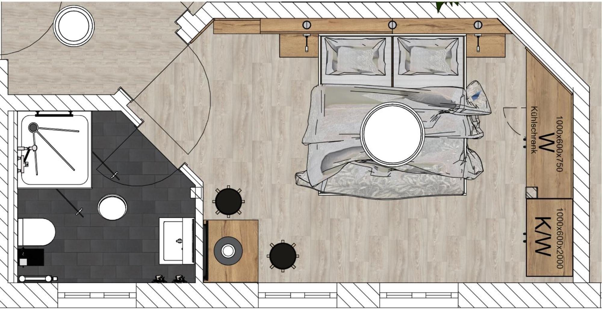 Bergpension Laasen Perle Rathen Habitación foto